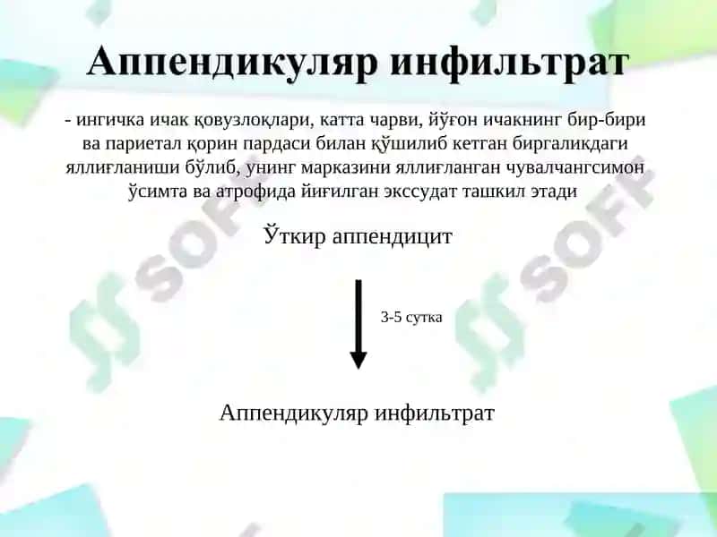 Ўткир аппендицит асоратлари 5