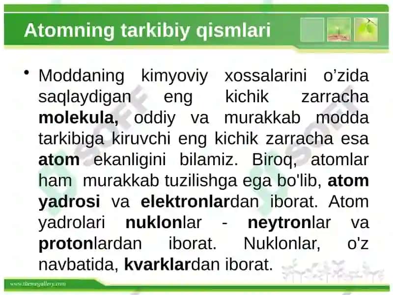 Atomning tuzilishi 5