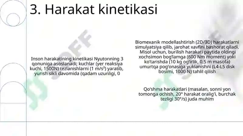 Odamlar harakatlari biomehanikasi 5