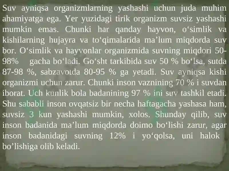 Suv resurslari muhofazasi prezentatsiya 5