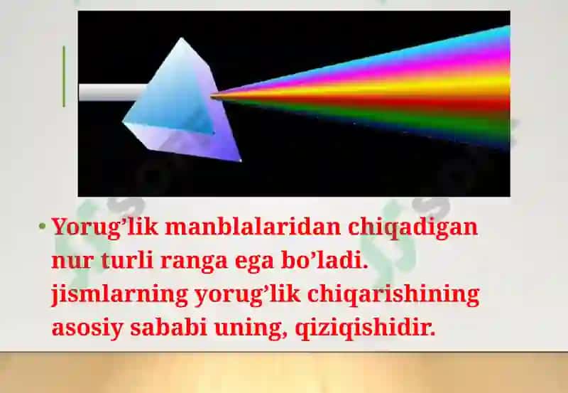 Issiqlik yorug‘lik manbalari 6