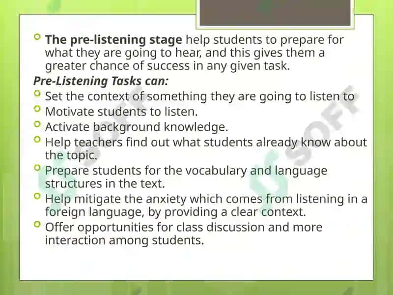Teaching of Listening in English Classes 6