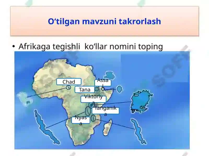 O‘tilgan mavzuni takrorlash 6