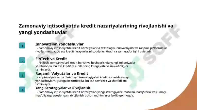 Kredit nazariyalari tanqidi 6