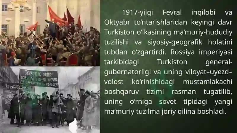 1917-1924 yillarda Turkiston tarixiy geografiyasi 6