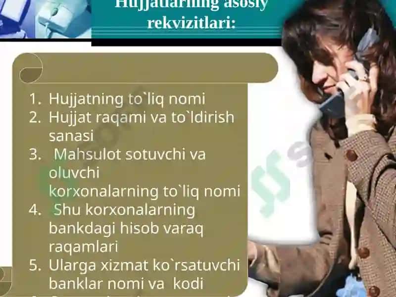Bank hujjatlari va hujjatlar aylanishi 6