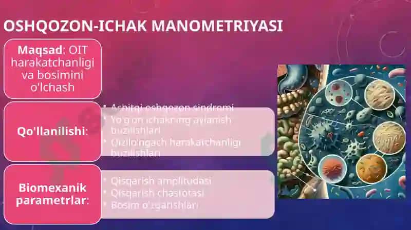 Oshqozon-ichak sinamalari va ularning klinikada qo'llanilishi 6