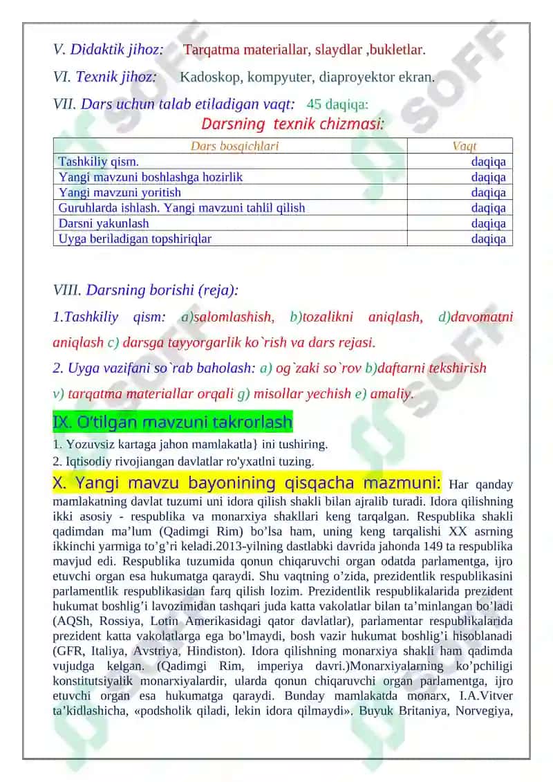 Jahon Iqtisodiy – Ijtimoiy Geografiya 6