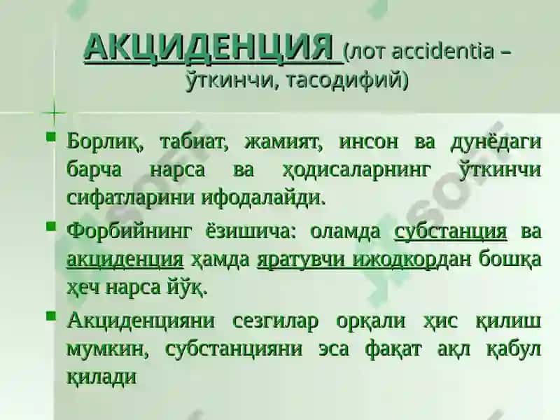 Борлиқ фалсафаси 6