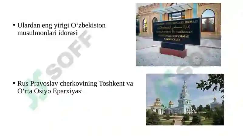 O‘ZBEKISTONDA FAOLIYAT YURITUVCHI DINIY TASHKILOTLAR 6