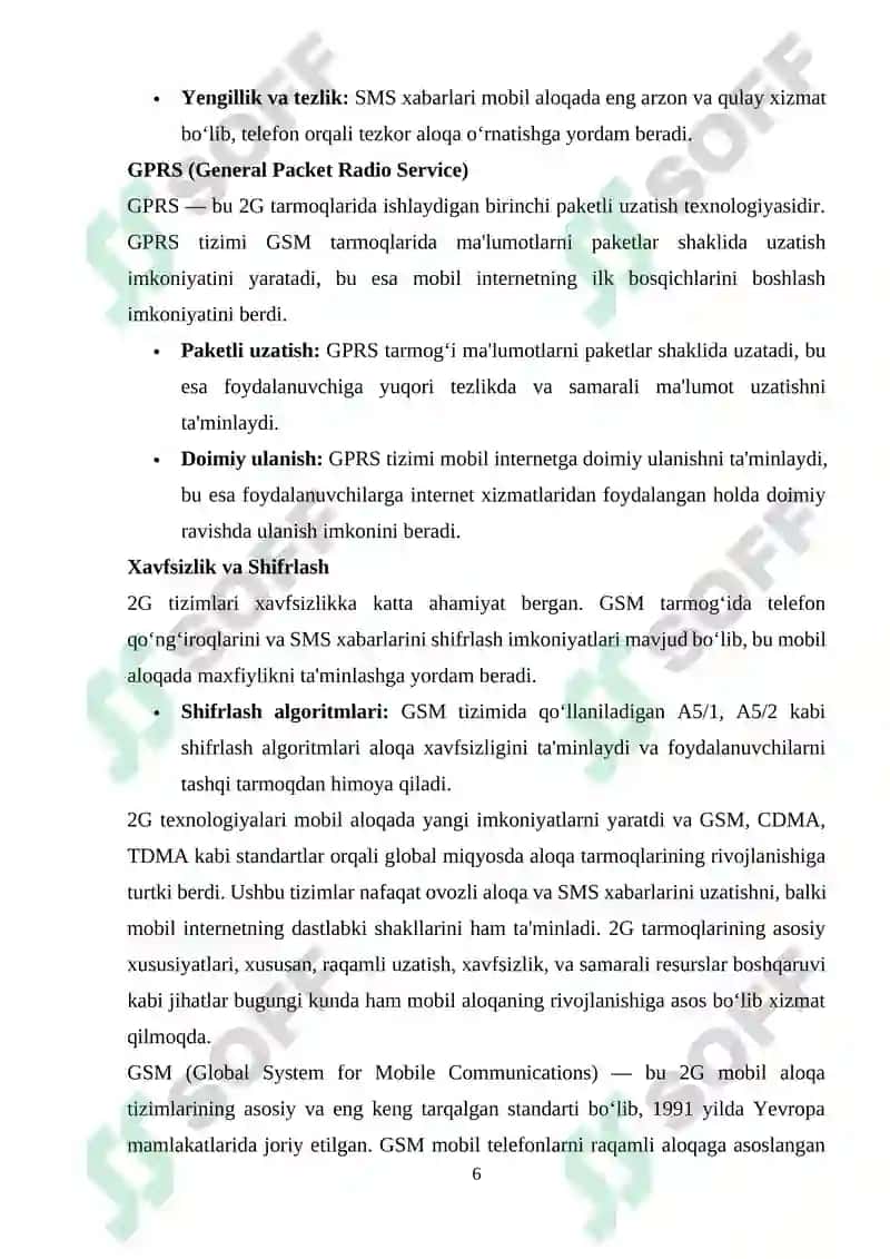 2G standartlari 6