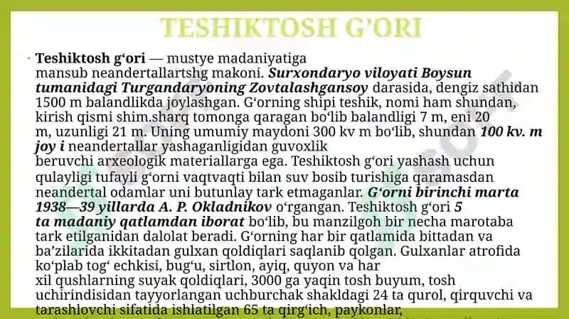 O’rta Osiyo hududidagi tabiat yodgorliklari 6