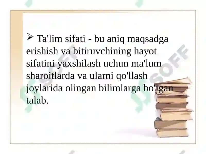 Ta’lim samardorligini oshirish xususiyatlari 6