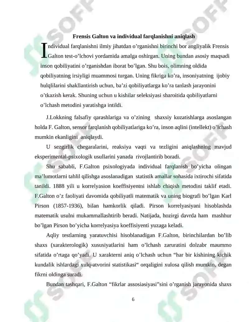 Testlarni moslashtirish 6