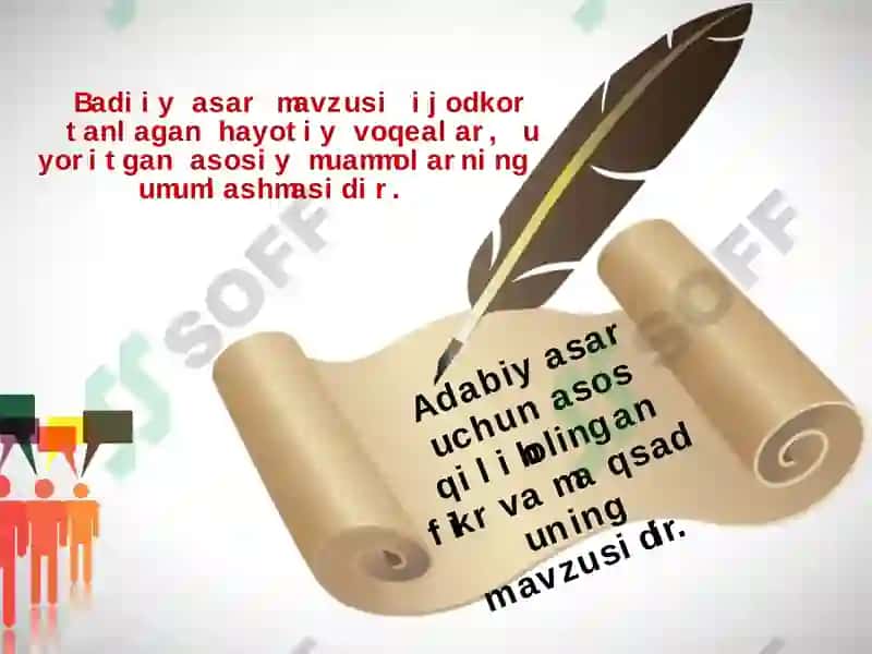 Badiiy asarda g’oya 6