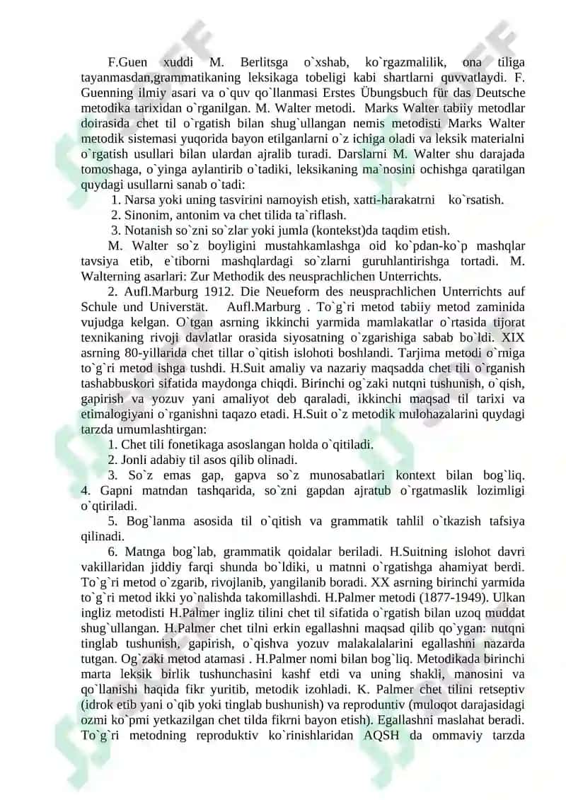 CHET TILI O’QITISHNING QIYOSIY METODIKASI 6