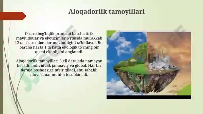 Ekologiya va Ma'naviyat 6