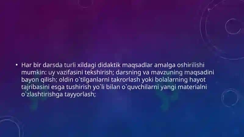 Ma`naviyat Asoslari Fanidan Darslar 6