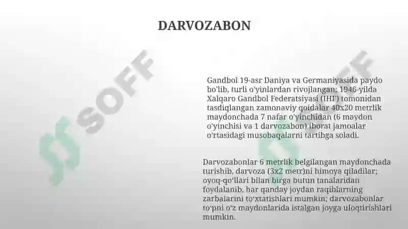 Gandbolning Olimpiada debyuti 1936-yil Berlindagi yozgi Olimpiada o'yinlarida 6