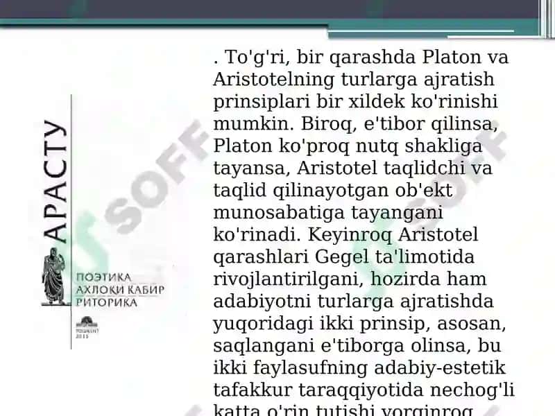 Aristotelning poetika asari 6