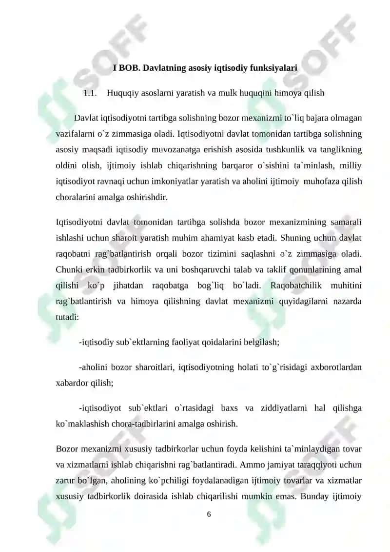 Davlatning iqtisodiy roli 6