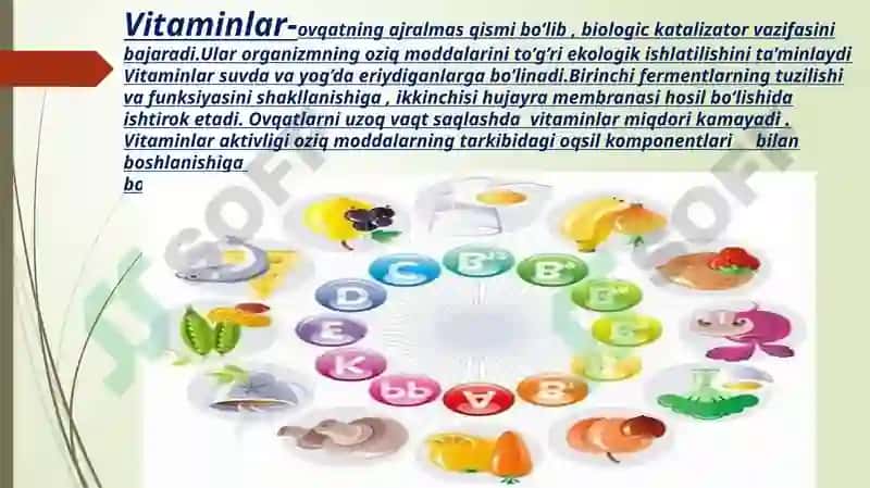 To’gri ovqatlanish 6