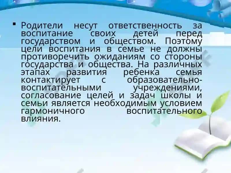 Цели воспитания в педагогике 6