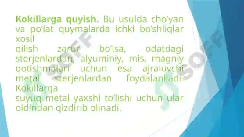 Uzluksiz quymaolish texnologiyasi 6