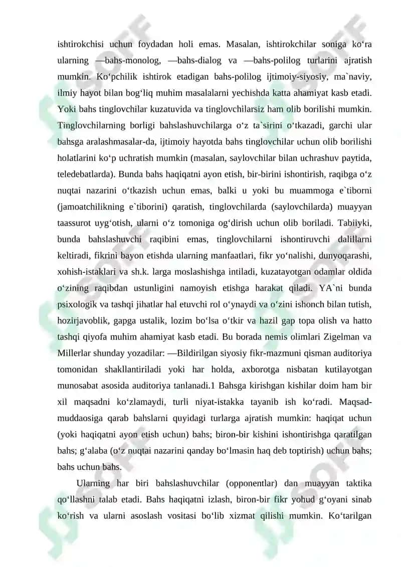 Davlat xizmatchisining bahs yuritish san`ati 6
