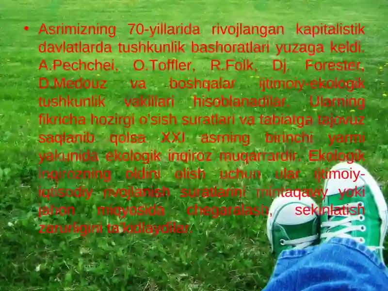 Ekologik Tarbiya 6