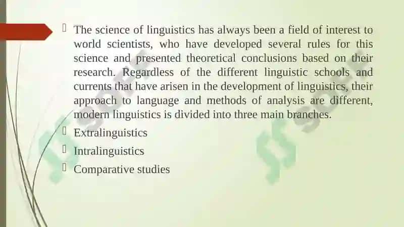 Contrastive linguistics 6
