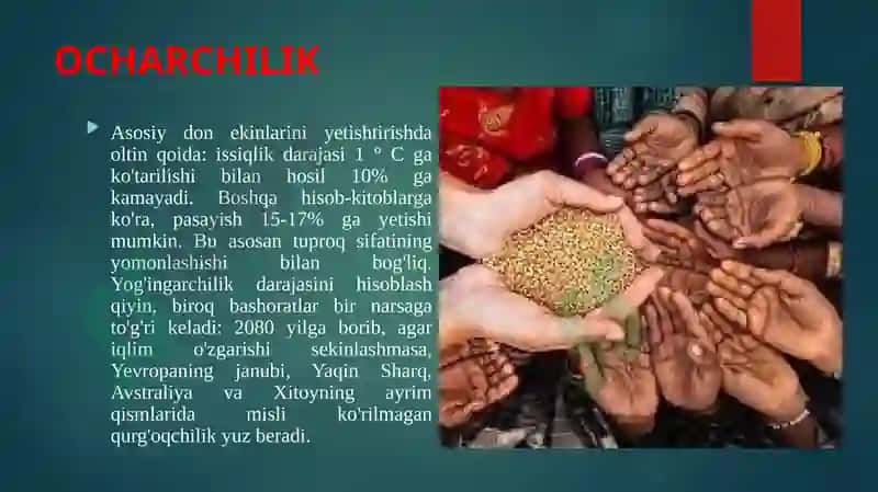 Iqlimo‘zgarishi va ekologik muammolar 6