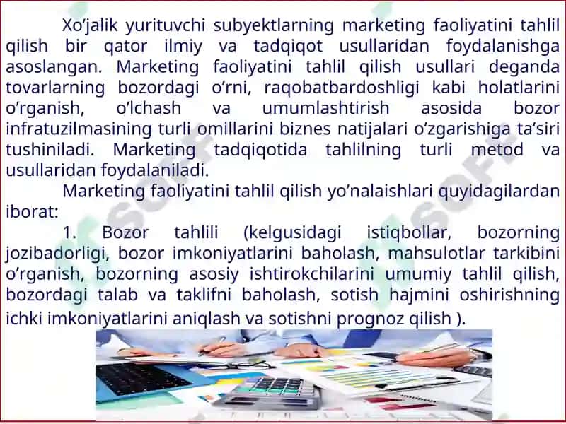Mahsulot ishlab chiqarish maromiyligi tahlili 6