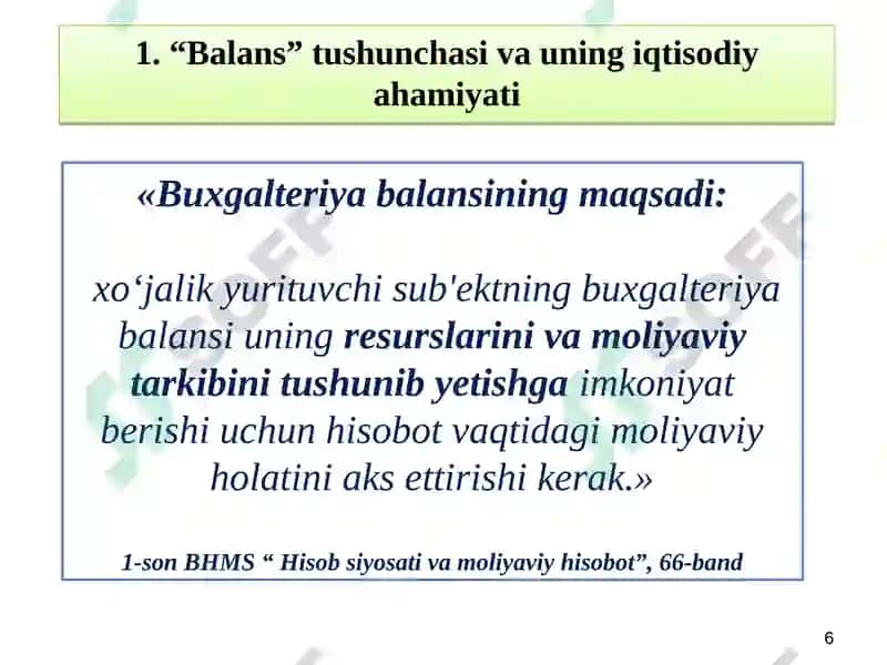 BUXGALTERIYА BALANSI 6