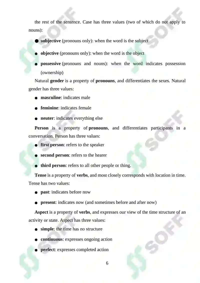The Grammatical Category of Degrees of Comparison 6