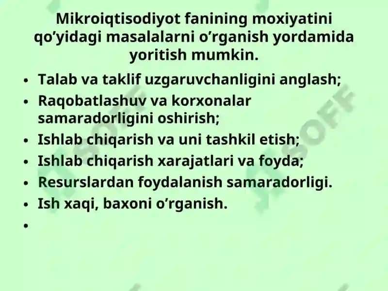 Mikroiqtisodiyot 6