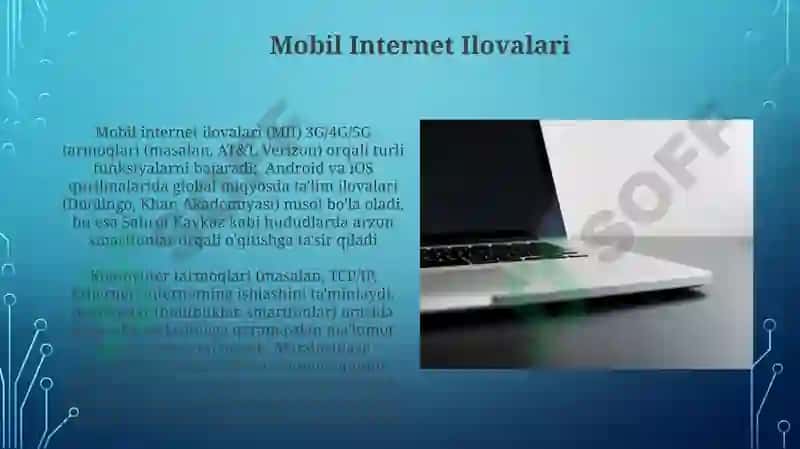 Internet va Mobil Aloqaning Yuksalishi 6
