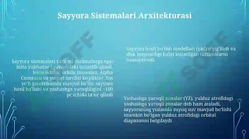 Yer va sayyoralar 6