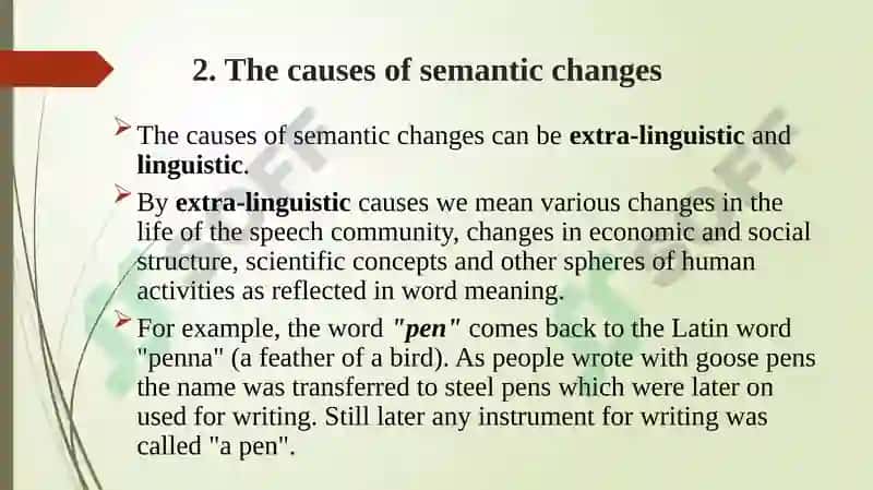 Semasiology Lecture 6 6