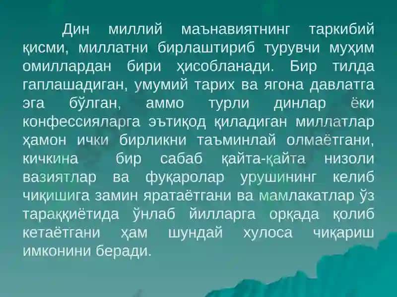 Миссионерлик ва Прозелитизм 6
