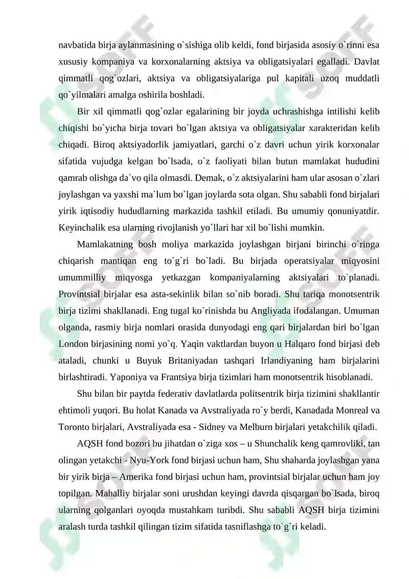 Fond birjasi 6