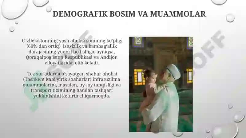 Oʻzbekistoning demografik salohiyati 6