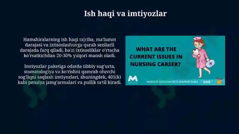 Hamshiralikning Bugungi Kunlik Holati 6