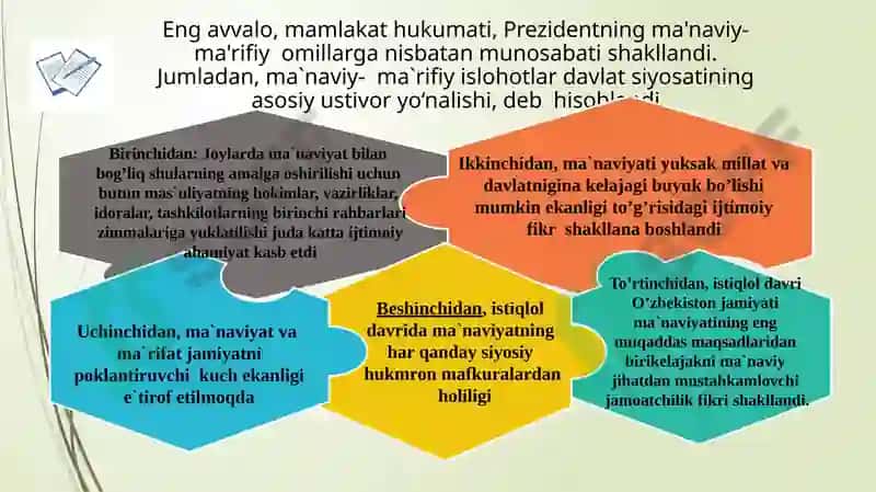 MADANIY MEROS VA UNGA MUNOSABAT MUAMMOLARI 6