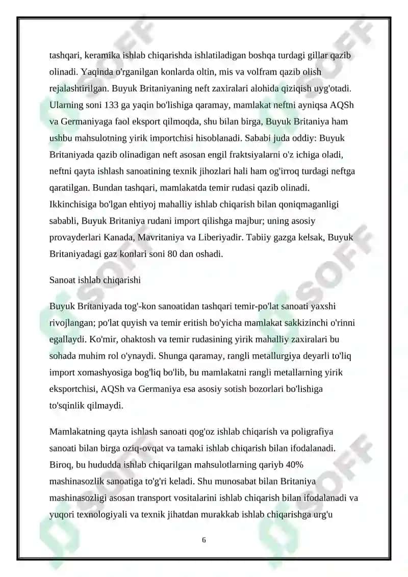 BRITANIYA BUYUK BRITANIYA 6