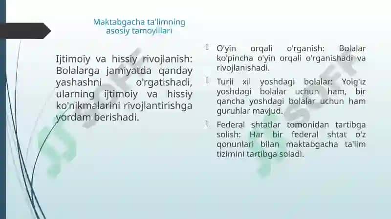 Germaniya maktabgacha ta'lim tashkilotlari 6
