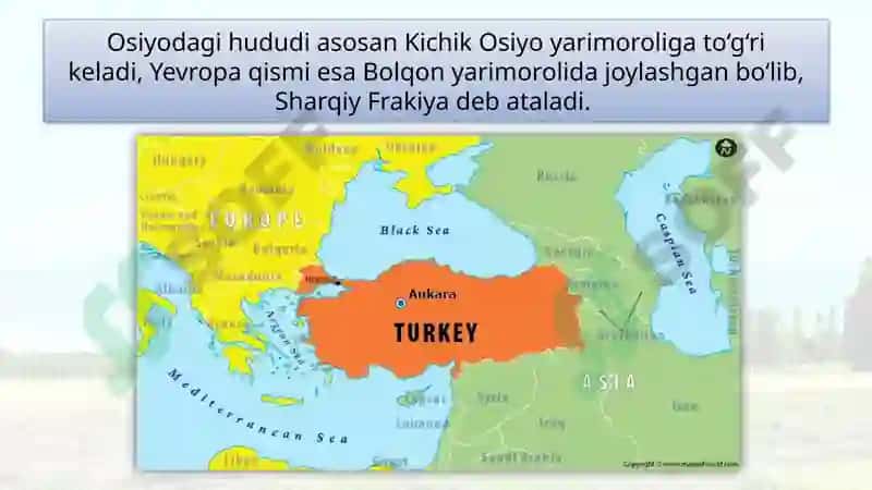Turkiya Respublikasi Geografiyasi 6