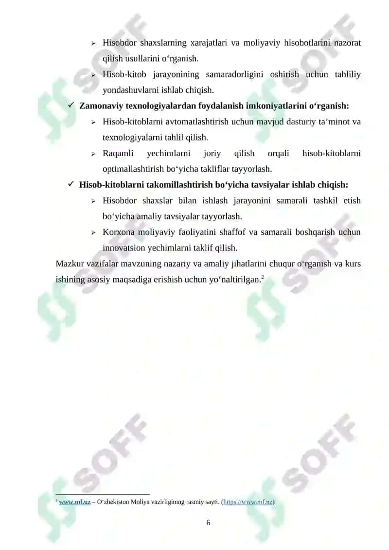 Hisobdor shaxslar bilan hisob-kitoblar hisobi 6