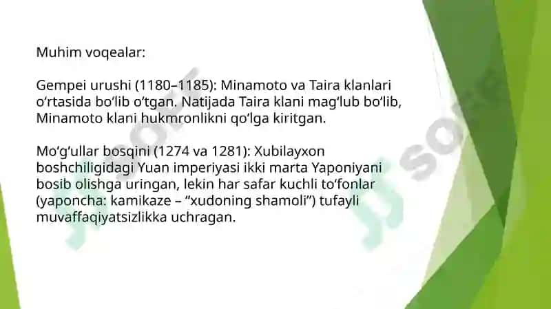 XI-XIII-ASRLARDA YAPONIYA 6