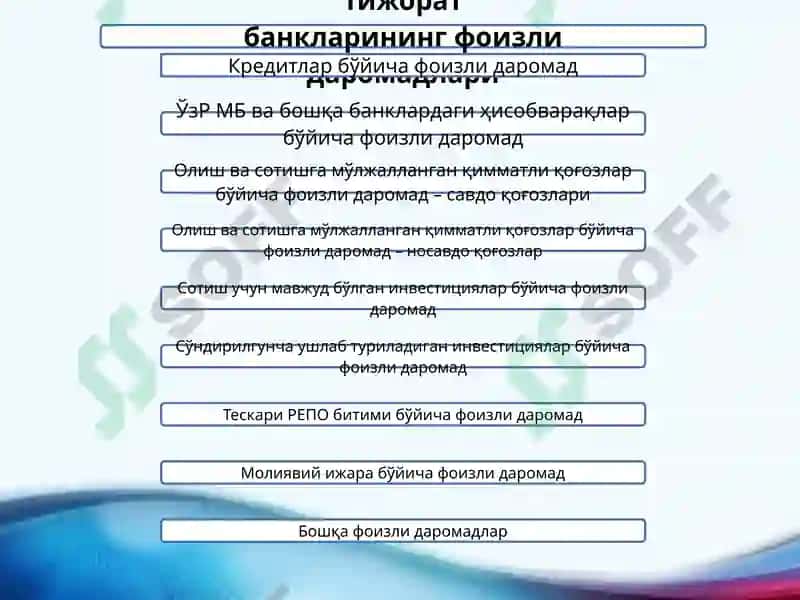 Даромадлар ва ҳаражатлар ҳисоби 6